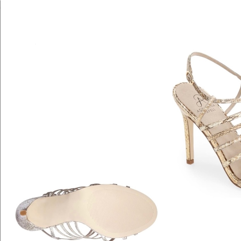 Adrianna Papell Emmanuelle Snakeskin High Heel - Picture 14 of 14
